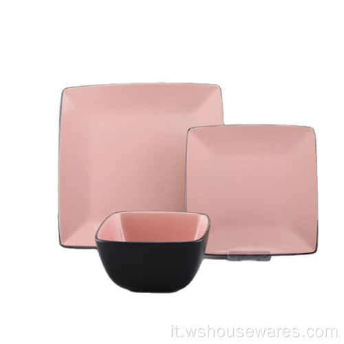 Stoviglie personalizzate per stoviglie in ceramica set da cucina